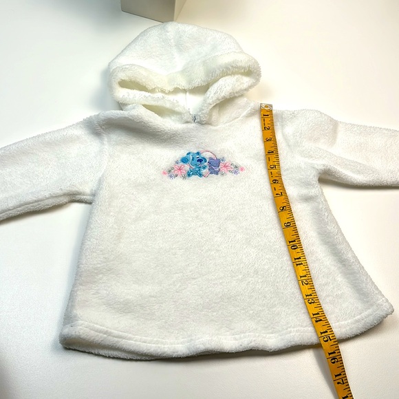 Blue’s Clues Vintage White Hooded Fleece Pullover - Picture 2 of 6